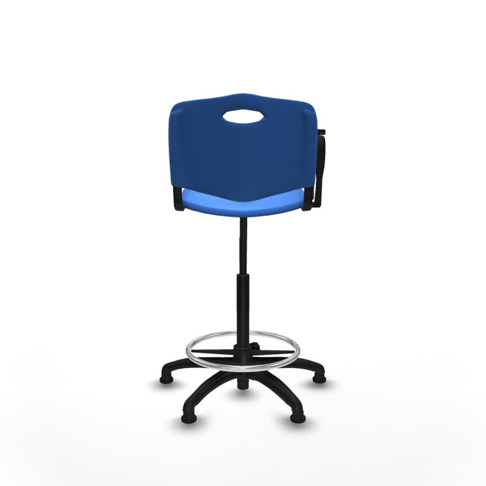 PIQUERAS Y CRESPO Tabouret Robledo Pivotant Bleu