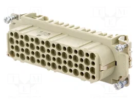 HARTING Insert de contact HDC Han® D femelle 64+PE