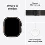 Apple Watch Ultra 3 GPS + Cellular - 49mm - Boîtier Black Titanium - Bracelet Black Titanium Milanese Loop - Medium