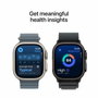 Apple Watch Ultra 3 GPS + Cellular - 49mm - Boîtier Black Titanium - Bracelet Black Titanium Milanese Loop - Medium