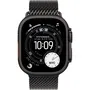 Apple Watch Ultra 3 GPS + Cellular 49mm, Boîtier et Bracelet Milanese Loop Black Titanium, Taille Medium