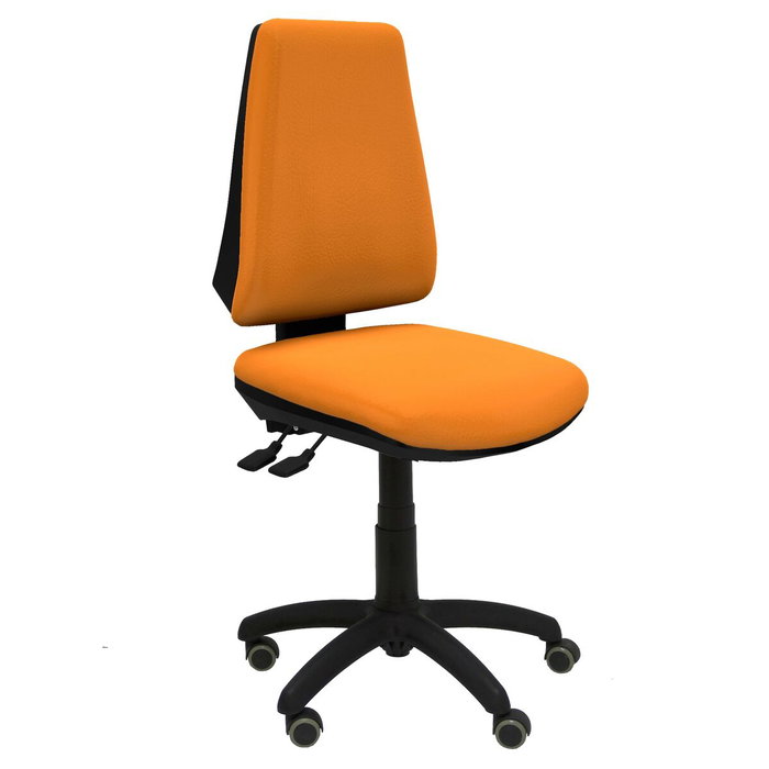 PIQUERAS Y CRESPO Chaise Elche Asynchrone Cuir écologique Orange
