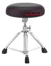 PEARL Selle Ronde Roadster 1500 Multi-Core Profil Bas - Tabouret de Batterie Tri-pieds Réglable 445-615mm