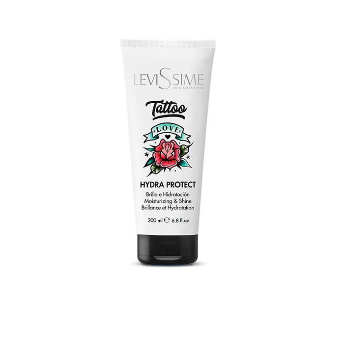 Levissime Tattoo Hydra Protect Crème pour Raviver les Couleurs des Tatouages, Hydratante, Absorption Rapide, 200 mL Levissime Tattoo Hydra Protect Crème pour Raviver les Couleurs des Tatouages, Hydratante, Absorption Rapide, 200 mL