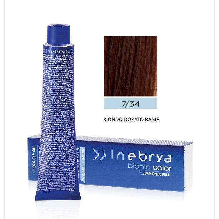 Inebrya Bionic Color Nº 7/34 Blonde Golden Copper 100 ml