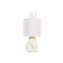 Home ESPRIT Lampe de bureau Lapin Blanc et Doré