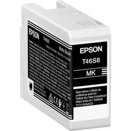 Epson Cartouche d'encre Noir mat T46S80N UltraChrome Pro 10 25 ml