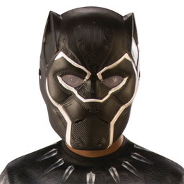 Rubies - Masque Marvel Avengers Black Panther pour enfants - Déguisement de Panthère Noire - Réf. Mascara Black Panther