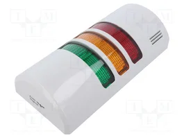 AUER SIGNAL Colonne de signalisation LED rouge/orange/vert HD90-Q81
