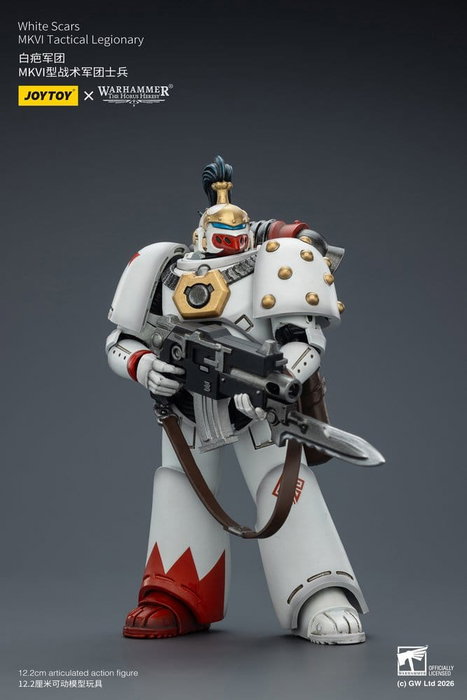 Joy Toy (CN) Warhammer The Horus Heresy figurine White Scars MKVI Tactical Legionary 12 cm