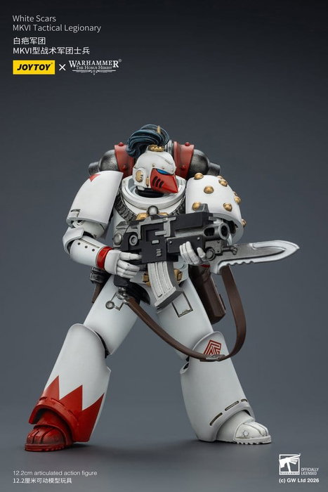 Joy Toy (CN) Warhammer The Horus Heresy figurine White Scars MKVI Tactical Legionary 12 cm