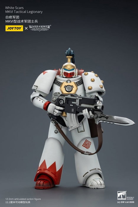 Joy Toy (CN) Warhammer The Horus Heresy figurine White Scars MKVI Tactical Legionary 12 cm