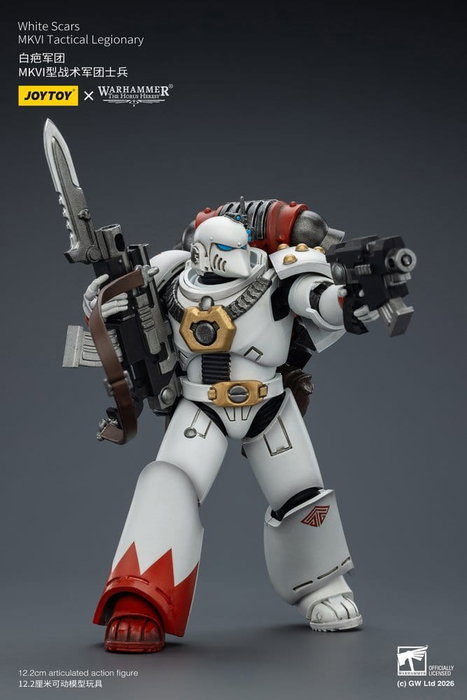Joy Toy (CN) Warhammer The Horus Heresy figurine White Scars MKVI Tactical Legionary 12 cm