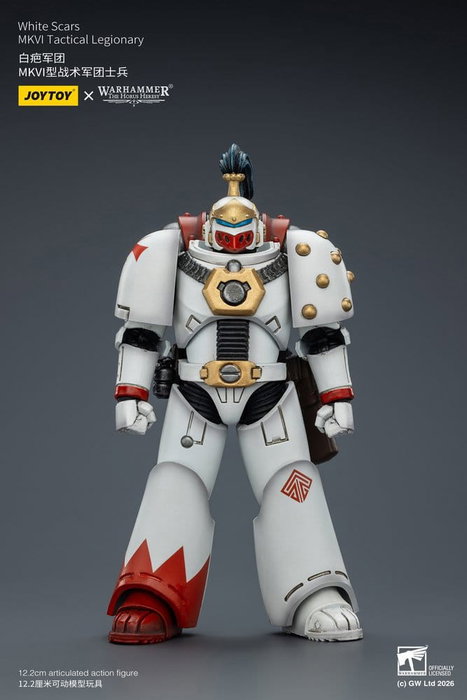 Joy Toy (CN) Warhammer The Horus Heresy figurine White Scars MKVI Tactical Legionary 12 cm
