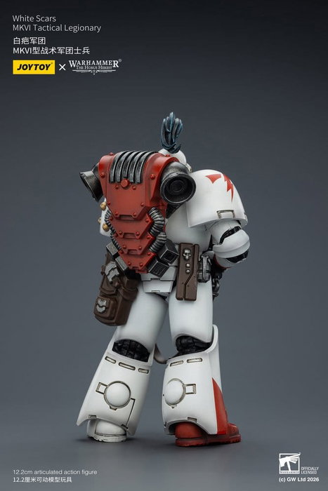 Joy Toy (CN) Warhammer The Horus Heresy figurine White Scars MKVI Tactical Legionary 12 cm