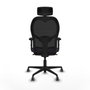 Piqueras y Crespo Chaise de Bureau avec Appui-tête Jorquera 2D036G2 Violet