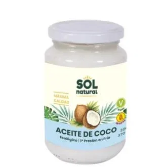 SOLNATURAL Huile de coco vierge extra BIO 370ml SOLNATURAL Huile de coco vierge extra BIO 370ml