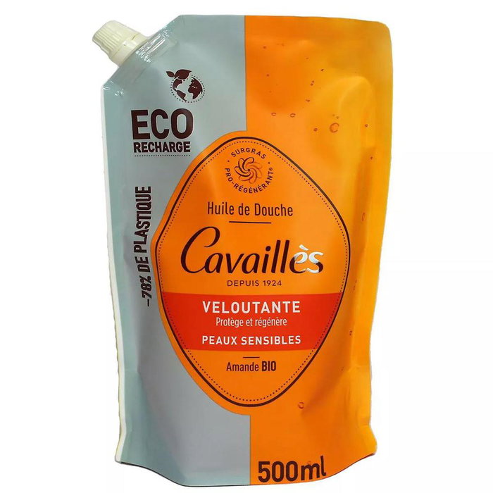 Roge Cavailles Huile de douche Veloutan - 500 ml - Flacon éco Roge Cavailles Huile de douche Veloutan - 500 ml - Flacon éco