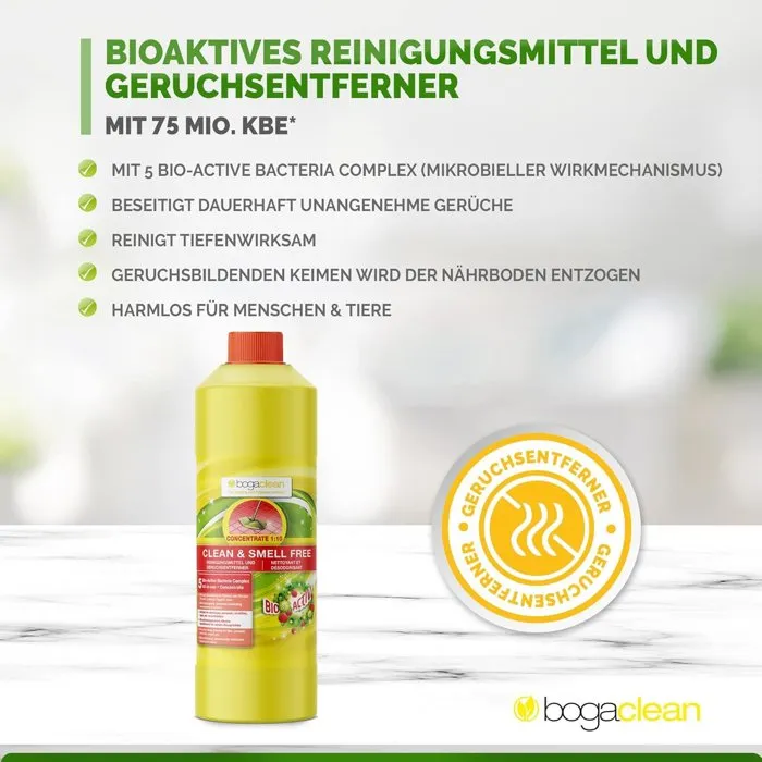 Vetocanis Nettoyant concentré Bogar 100 ml Sans odeur Multi-usage Désodorisant - Nettoie et élimine les odeurs