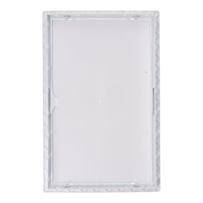 Edm Trappe de visite rectangulaire encastrable ABS blanc 25x40cm (enclavement 27,5x42,5cm)