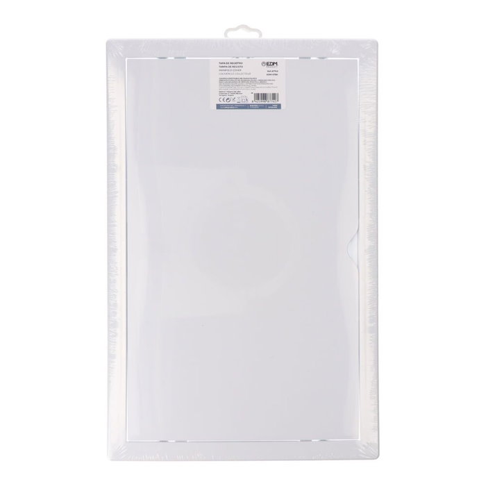 Edm Trappe de visite rectangulaire encastrable ABS blanc 25x40cm (enclavement 27,5x42,5cm)