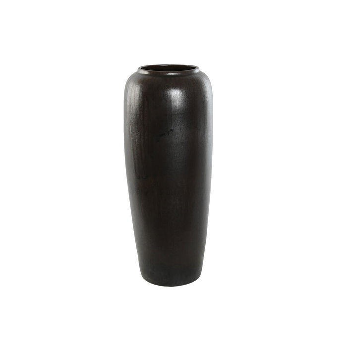 Home ESPRIT Vase Brun foncé en Céramique 20 x 20 x 50 cm Home ESPRIT Vase Brun foncé en Céramique 20 x 20 x 50 cm