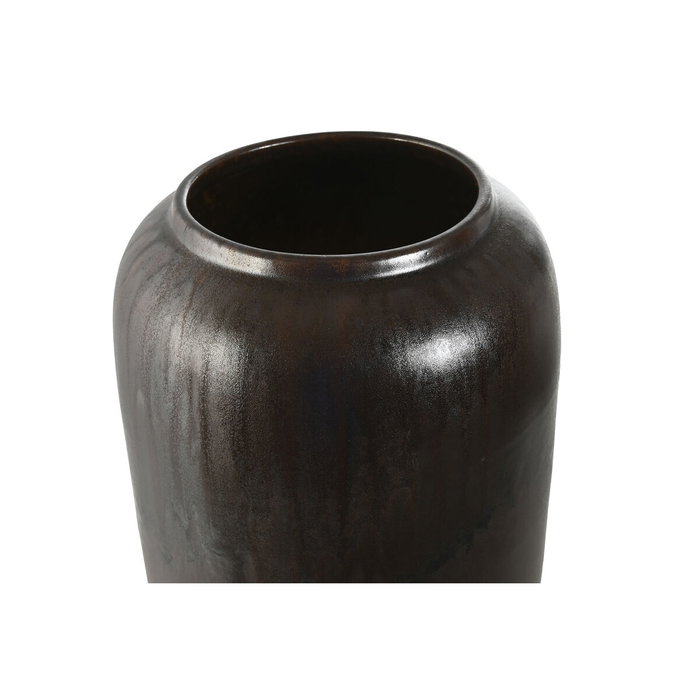 Home ESPRIT Vase Brun foncé en Céramique 20 x 20 x 50 cm Home ESPRIT Vase Brun foncé en Céramique 20 x 20 x 50 cm