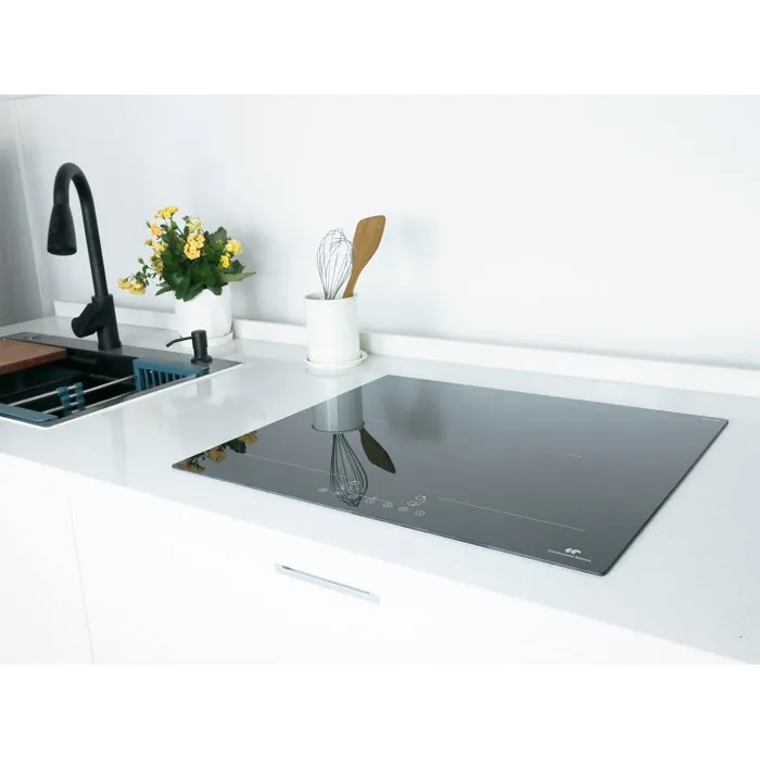 Continental Edison Table de cuisson à induction noire 4 zones