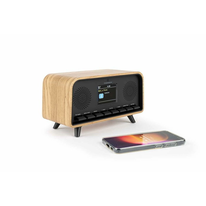 Thomson Radio réveil Vintage Cosy - Bluetooth et DAB+ Thomson Radio réveil Vintage Cosy - Bluetooth et DAB+