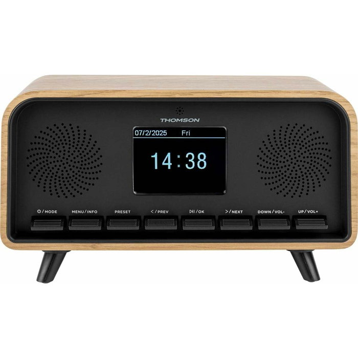 Thomson Radio réveil Vintage Cosy - Bluetooth et DAB+ Thomson Radio réveil Vintage Cosy - Bluetooth et DAB+