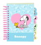 Safta Bloc de notes A6 Snoopy avec couverture rigide