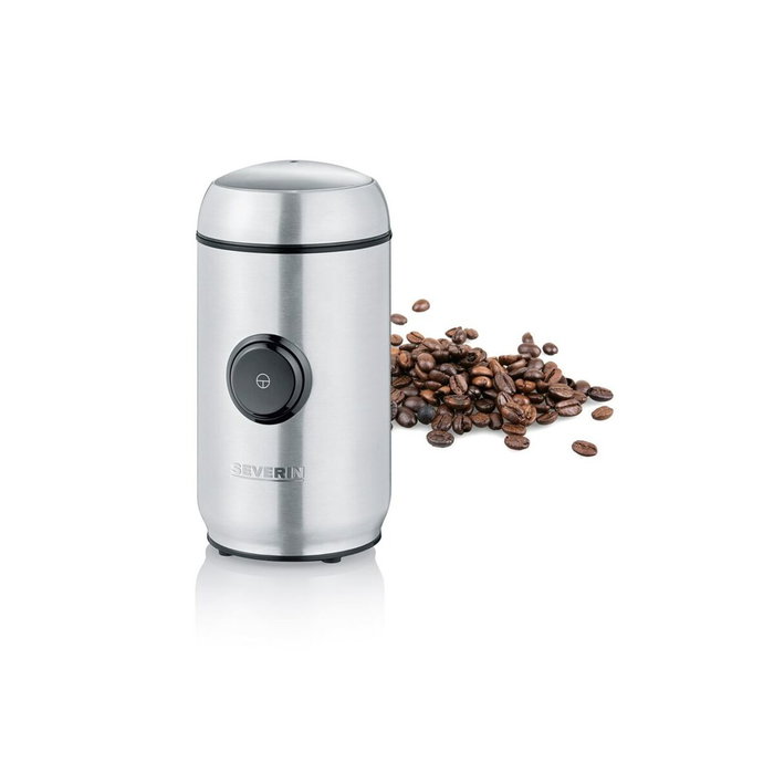 Severin KM 3879 Broyeur à café et à épices électrique - Noir/Brossé inox Severin KM 3879 Broyeur à café et à épices électrique - Noir/Brossé inox