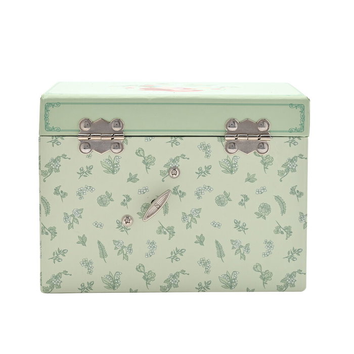 WIDDOP & CO - Joyau musical Ariel Disney Princesse - Boîte à bijoux avec tiroir et mélodie - Motif floral