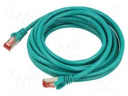 GOOBAY Câble Ethernet Cat 6 S/FTP Patch Cord 5m Vert