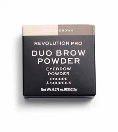 Makeup Revolution REVOLUTION PRO Poudre pour sourcils Végane Marron moyen