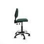 PIQUERAS Y CRESPO Tabouret Isso Asynchrone Tissu Vert foncé