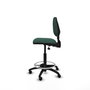 PIQUERAS Y CRESPO Tabouret Isso Asynchrone Tissu Vert foncé
