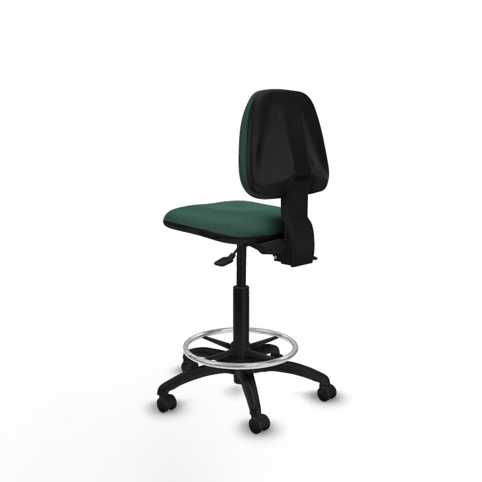 PIQUERAS Y CRESPO Tabouret Isso Asynchrone Tissu Vert foncé PIQUERAS Y CRESPO Tabouret Isso Asynchrone Tissu Vert foncé