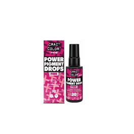 Crazy Color Power Drops - Concentré Colorant Rose pour Cheveux - 30 mL