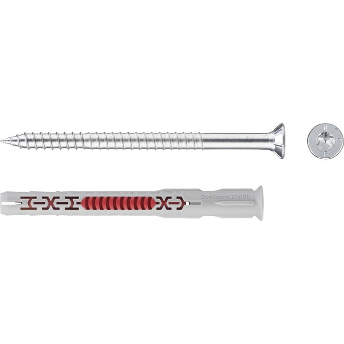 FISCHER Cheville Nylon avec Vis 10-100 mm FISCHER Cheville Nylon avec Vis 10-100 mm
