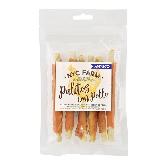 Nayeco Snack NYC Farm, bâtonnets au poulet de 12,5 cm, 80 g Nayeco Snack NYC Farm, bâtonnets au poulet de 12,5 cm, 80 g