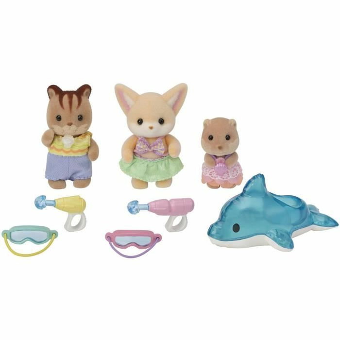 Sylvanian Families Le trio des bébés à la piscine 5749
