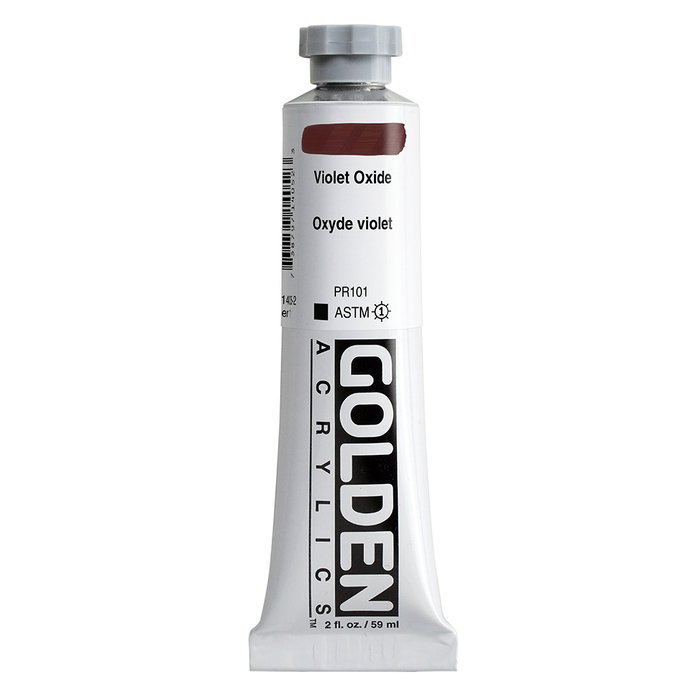Golden Heavy Body Couleurs Acryliques Oxyde Violet 59 ml Golden Heavy Body Couleurs Acryliques Oxyde Violet 59 ml