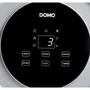DOMO DO159A Refroidisseur d'air, ventilateur et humidificateur multifonctions avec télécommande, oscillation, minuterie, 3 vitesses - 61 dB - 9.6 W - 2.5 kg - Blanc et noir