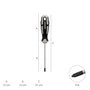 WOLFPACK LINEA PROFESIONAL Tournevis Pozidriv PZ 3 x Ø 8 x 150 mm