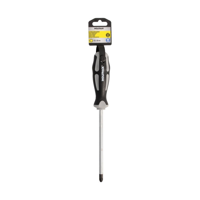 WOLFPACK LINEA PROFESIONAL Tournevis Pozidriv PZ 3 x Ø 8 x 150 mm WOLFPACK LINEA PROFESIONAL Tournevis Pozidriv PZ 3 x Ø 8 x 150 mm