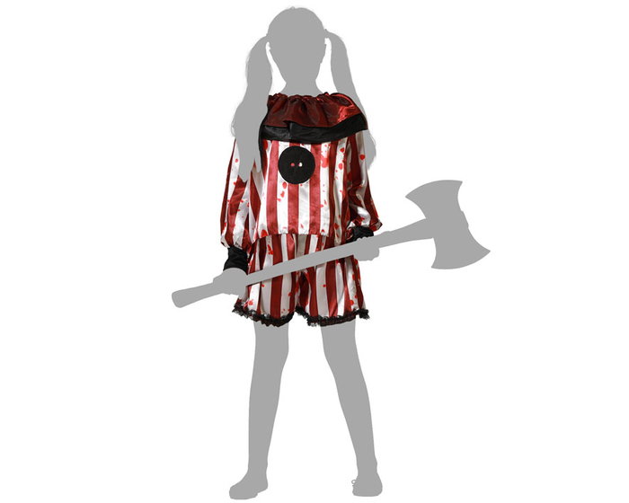 BigBuy Carnival Déguisement Clown Rouge pour Enfant 5-6 Ans