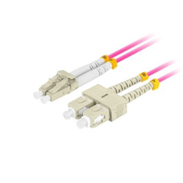 Lanberg Câble à fibre optique multimode OM4 LC/SC 1 m