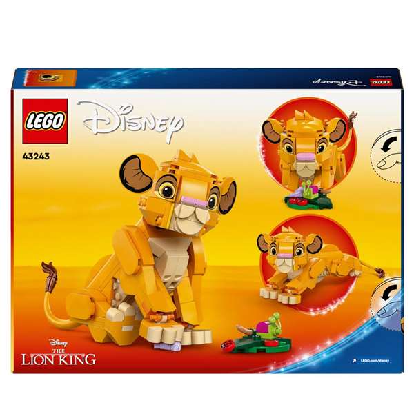 LEGO Disney Simba Bébé - Le Roi Lion 30e Anniversaire, 222 pièces