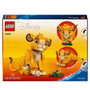 LEGO Disney Simba Bébé - Le Roi Lion 30e Anniversaire, 222 pièces